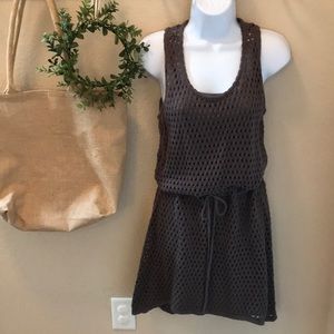 Knitted tank top dress -XS